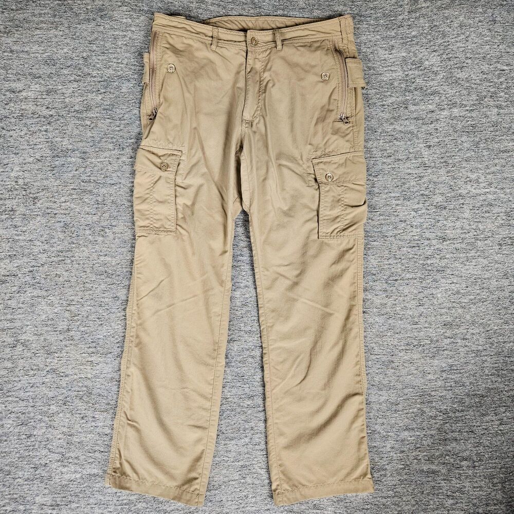 Clothing Arts Pants Mens 32x30 Beige P^cubed Pick Pocket Proof Cargo Travel